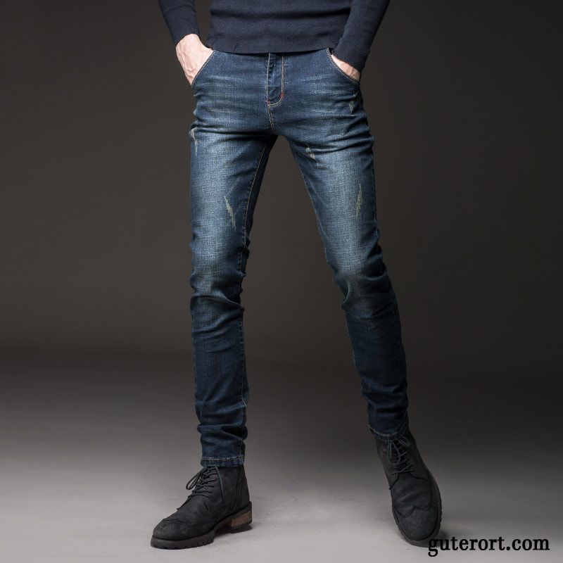 Billige Jeans Herren, Jeans Dunkelgrau Herren Lavendel