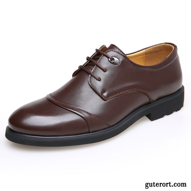 Blaue Schuhe Herren Günstig, Casual Leder Schuhe Lederschuhe Rot