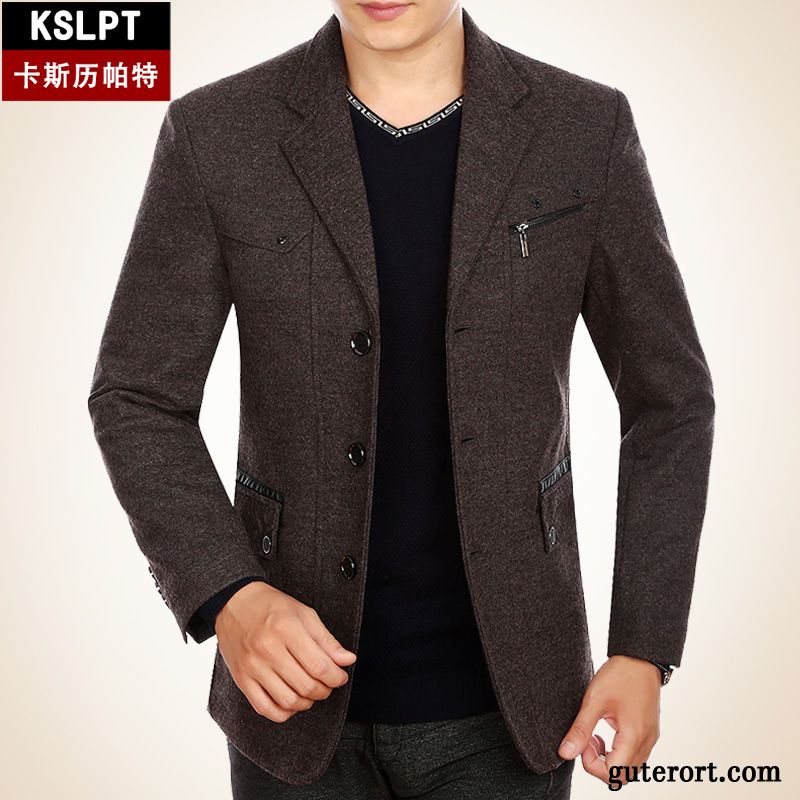 Blazer Schurwolle Kaufen Dunkel, Cordblazer Herren Braun Kaufen