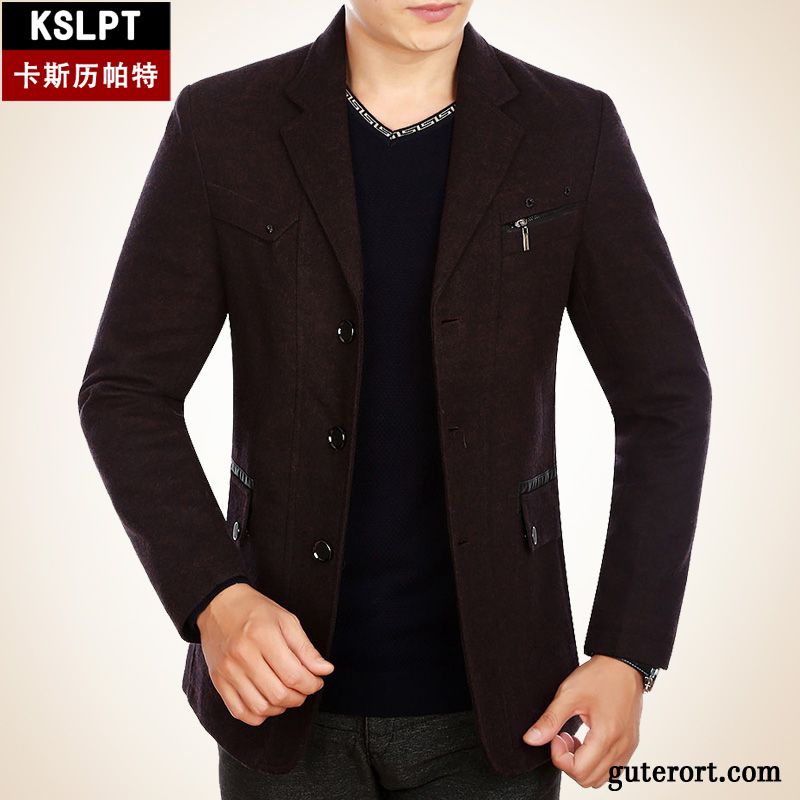 Blazer Schurwolle Kaufen Dunkel, Cordblazer Herren Braun Kaufen