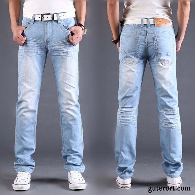 Bootcut Hosen Herren Hellgrau, Skinny Jeans Herren Blau Verkaufen