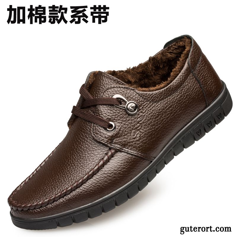 Breite Schuhe Herren Lederschuhe Blau, Billige Schuhe Online