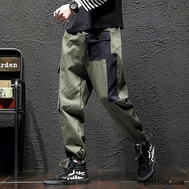 Cargohose Herren Lose Europa Sport Freizeit Allgleiches Werkzeugbau Army Grün