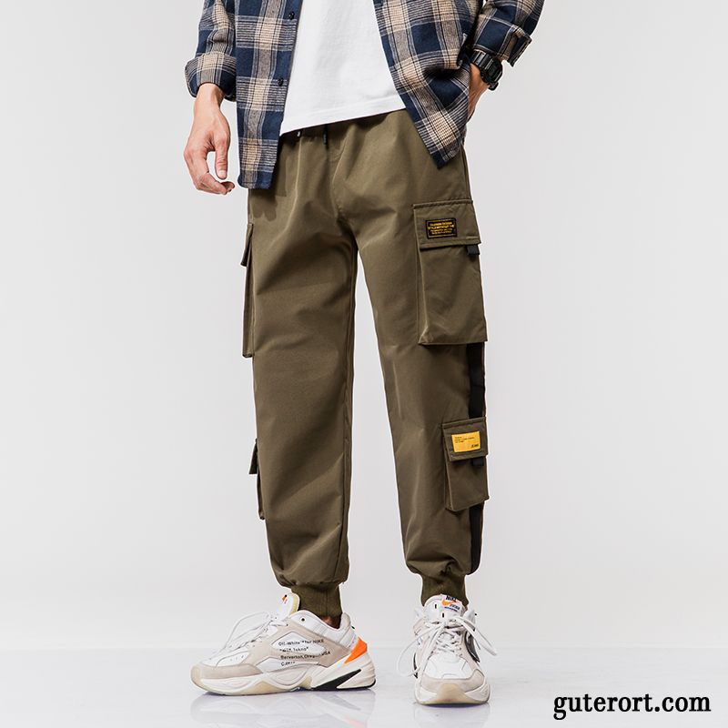 Cargohose Herren Schüler Neunte Hose Trend Sport Werkzeugbau Allgleiches Beige