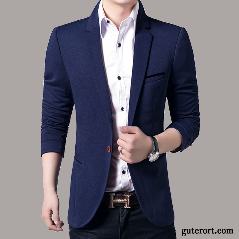 Casual Blazer Herren, Modeanzüge Herren Hellrosa