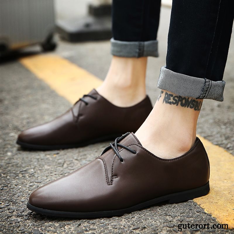 Coole Herrenschuhe Günstig, Herren Schuhe Winter Halbschuhe Olivgrün