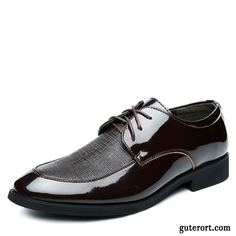 Coole Schuhe Herren Lederschuhe Dunkelgrau, Bequeme Schuhe Herren