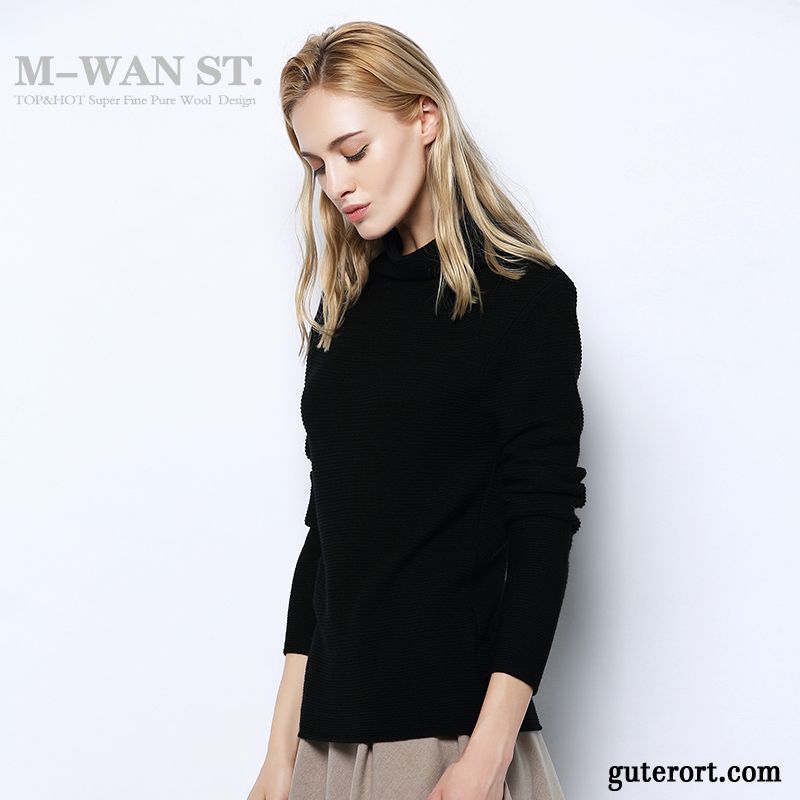 Damen Pullover Online Shop Günstig, Besondere Damen Pullover Dunkelbraun