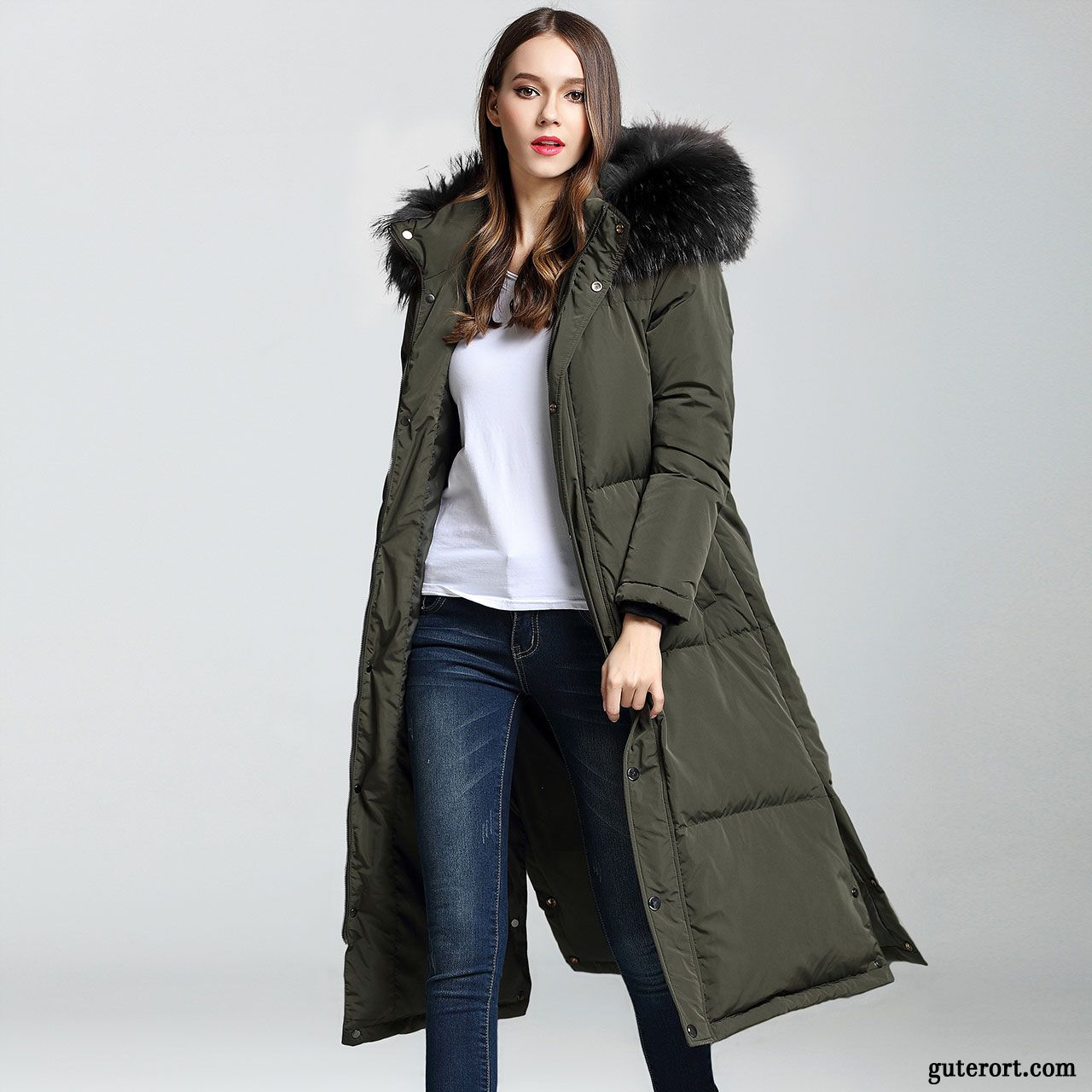 Daunen Longjacke Damen Rabatt, Daunenjacke Frühling Damen Daunenjacken Dunkelblau