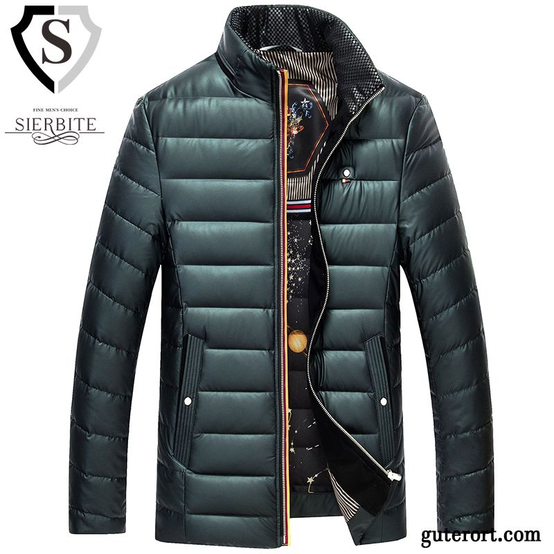 Daunen Winterjacke Herren Daunenjacken Orangenfarbig, Daunenjacke Ski Herren