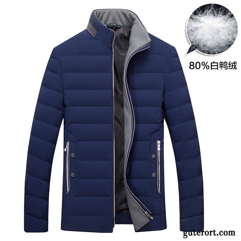 Daunenjacke Fell Herren, Mode Winterjacke Herren Daunenjacken Durchsichtig