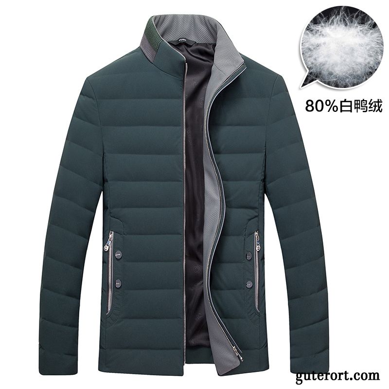 Daunenjacke Fell Herren, Mode Winterjacke Herren Daunenjacken Durchsichtig