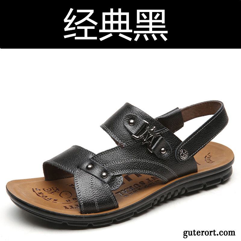 Herren Sandalen, Herren Offene Schuhe Rotblond