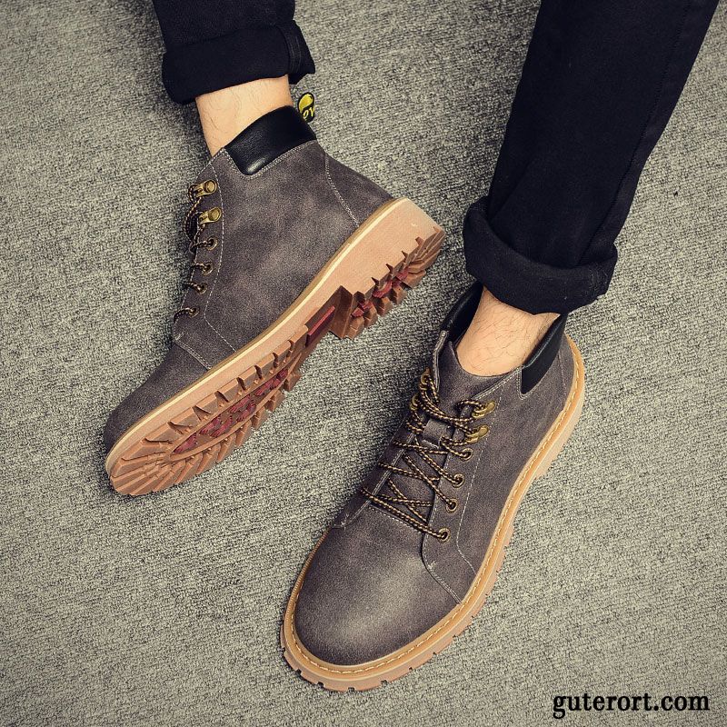 Elegant Winterschuhe Herren Türkis, Herren Boots Trend Billig