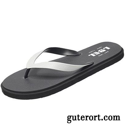 Flip Flops Herren Rutschsicher Hausschuhe Mode Casual Trend Sommer Sandfarben Gelb