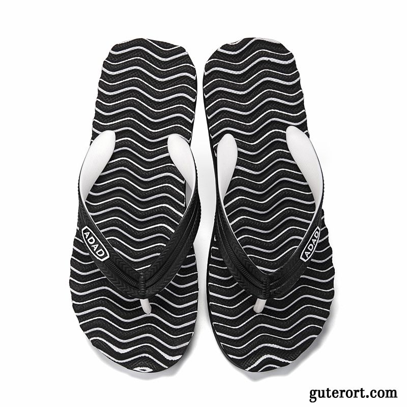 Flip Flops Herren Sommer Trend Persönlichkeit Mode Europa Hausschuhe Sandfarben Rot