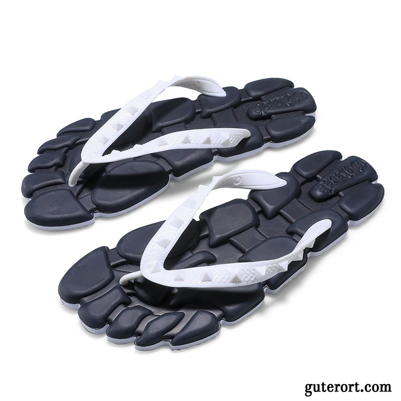 Flip Flops Herren Trend Schuhe Hausschuhe Neue Persönlichkeit Europa Sandfarben Rot