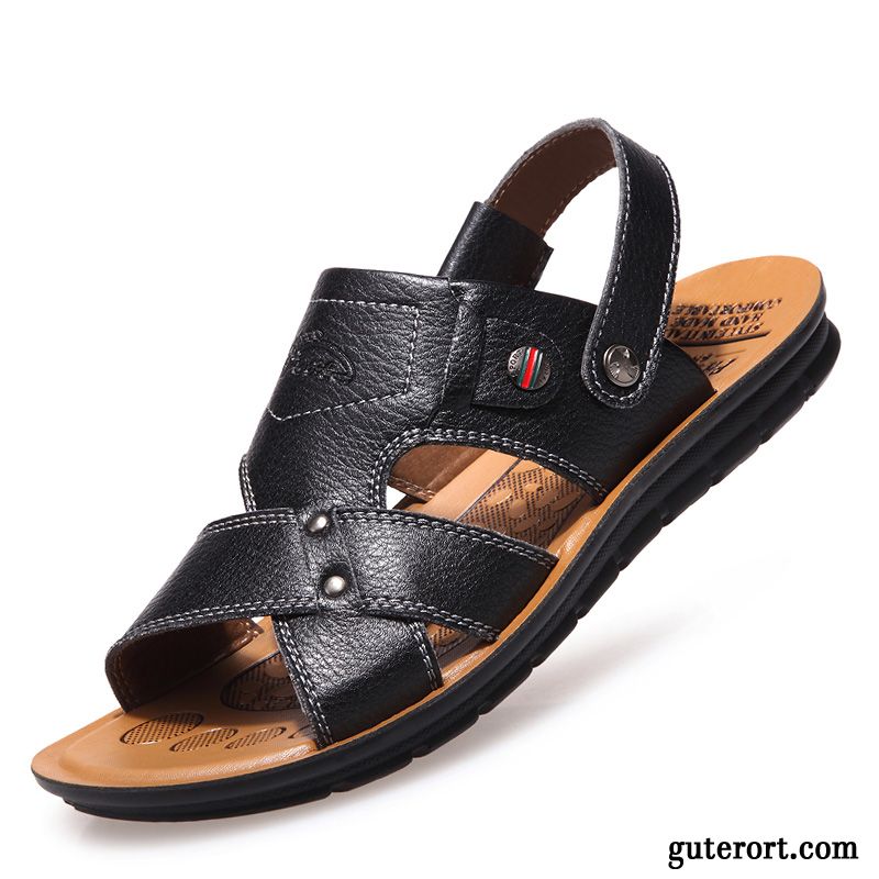 Gefütterte Schuhe Herren, Sandalen Sale Herren Dunkelrot