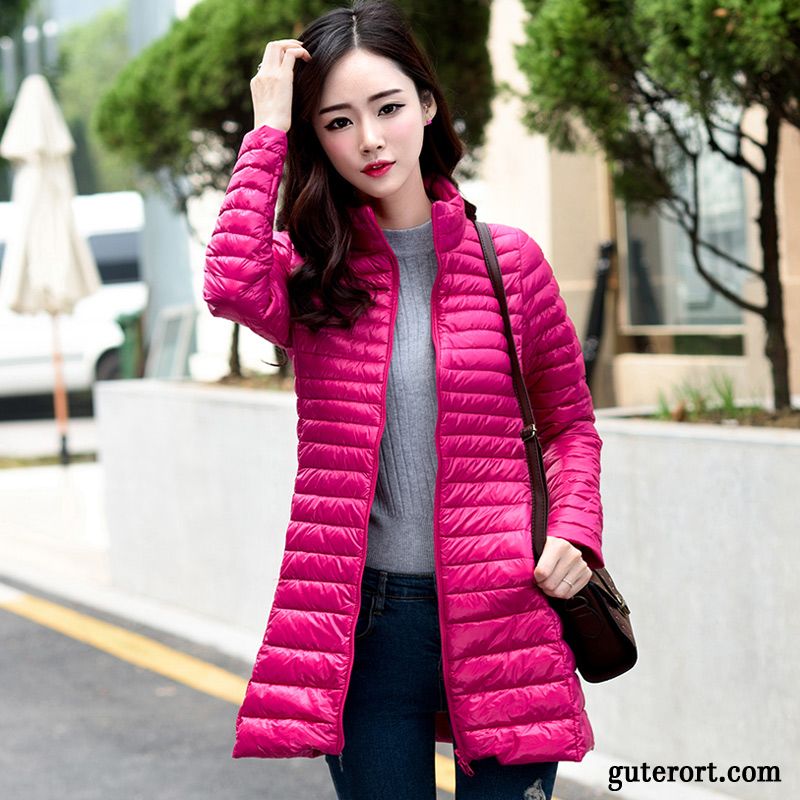 Gelbe Daunenjacke Damen Rabatt, Wattierte Steppjacke Damen Daunenjacken Rosa