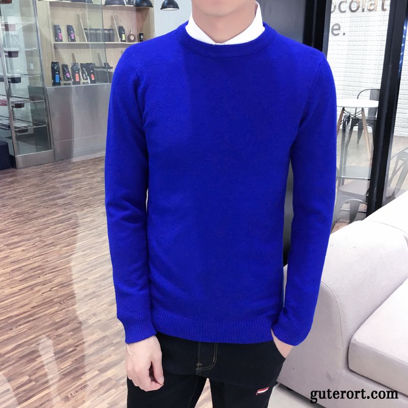 Gelbe Pullover Herren Violett, Kaschmir Mode Pullover Herren Günstig