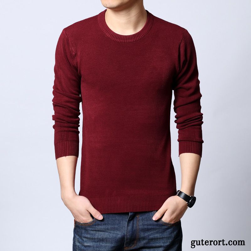 Gelbe Pullover Herren Violett, Kaschmir Mode Pullover Herren Günstig