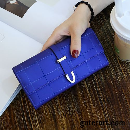 Geldbörse Damen Nubuck Langer Abschnitt Große Kapazität Brieftasche Brieftaschen Clutch Grün