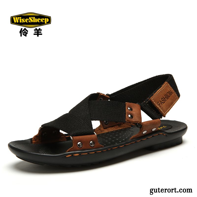 Geschlossene Herren Sandalen Blond, Männer Schuhe Online