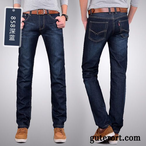 Graue Jeans Herren, Jeans Kontrastmode Herren Hellrosa