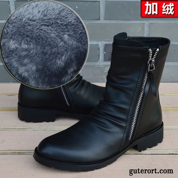 Gummi Stiefeletten Herren Rotblond, Männer Freizeitschuhe Billig