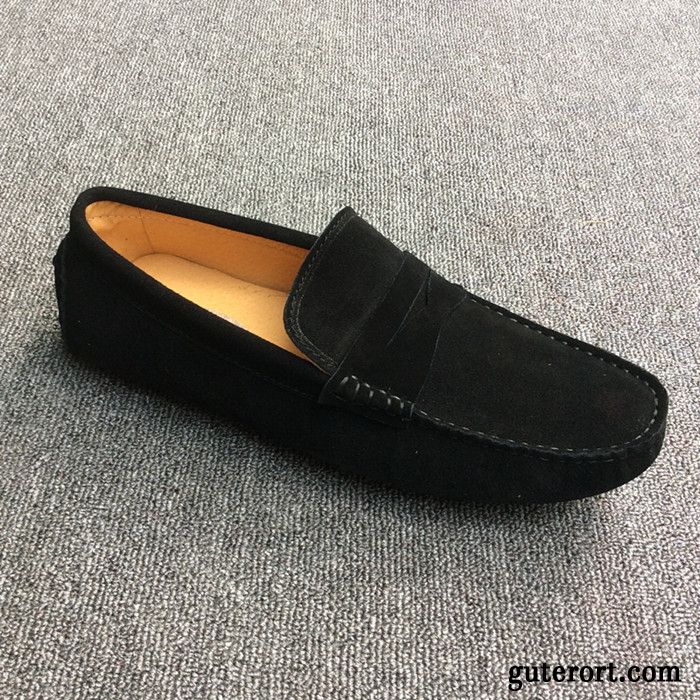 Günstige Halbschuhe Herren Grau, Wildleder Schuhe Herren Sale