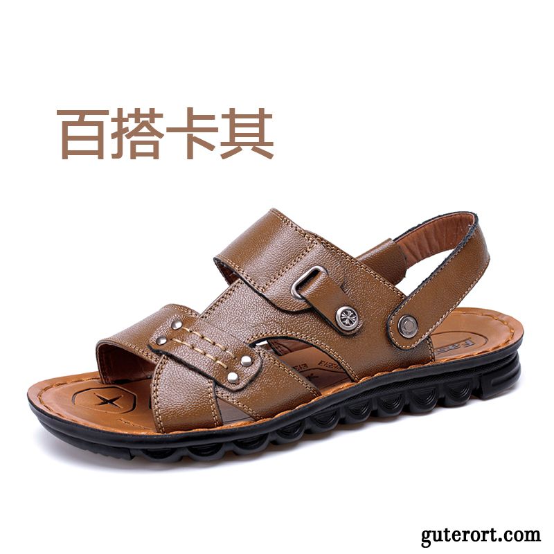 Günstige Herren Sandalen Lachsrosa, Schuhe Weiß Herren Billig