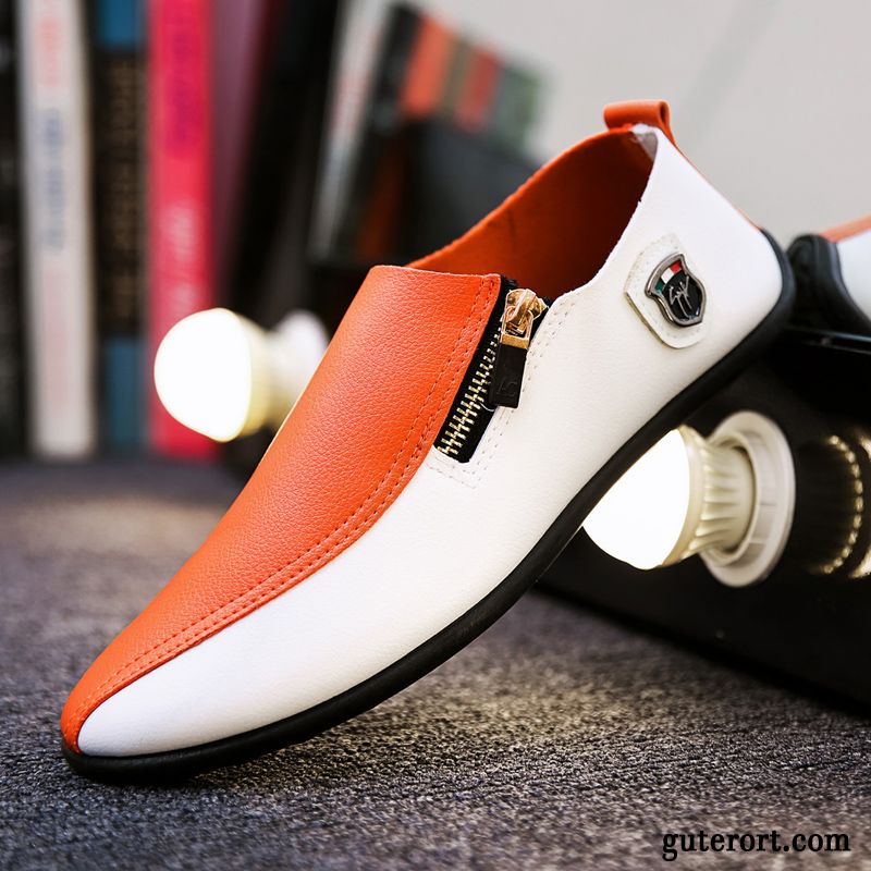 Halbschuhe Herren Skaterschuhe Europa Tuch Schuhe Allgleiches Trend Feder Rot