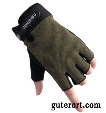 Handschuhe Herren Dünne Outdoor Sommer Herbst Reiten Mountainbike Army Grün Weiß