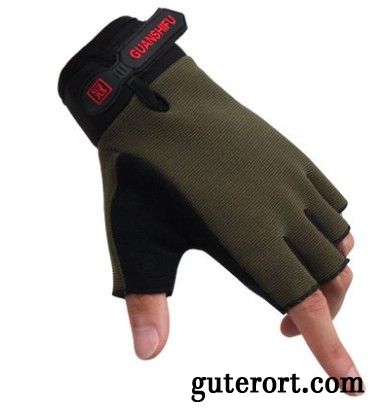 Handschuhe Herren Dünne Outdoor Sommer Herbst Reiten Mountainbike Army Grün Weiß