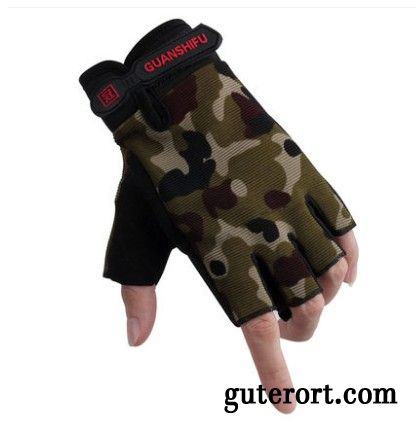 Handschuhe Herren Dünne Outdoor Sommer Herbst Reiten Mountainbike Army Grün Weiß