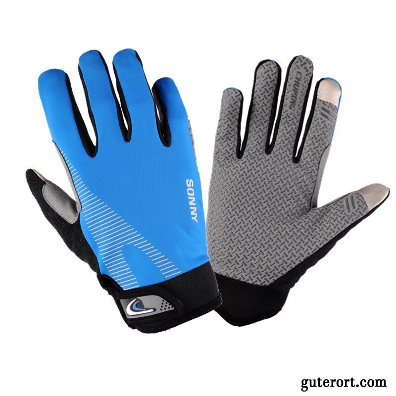 Handschuhe Herren Outdoor Rutschfest Wander Sport Fitness Spazieren Grün Schwarz