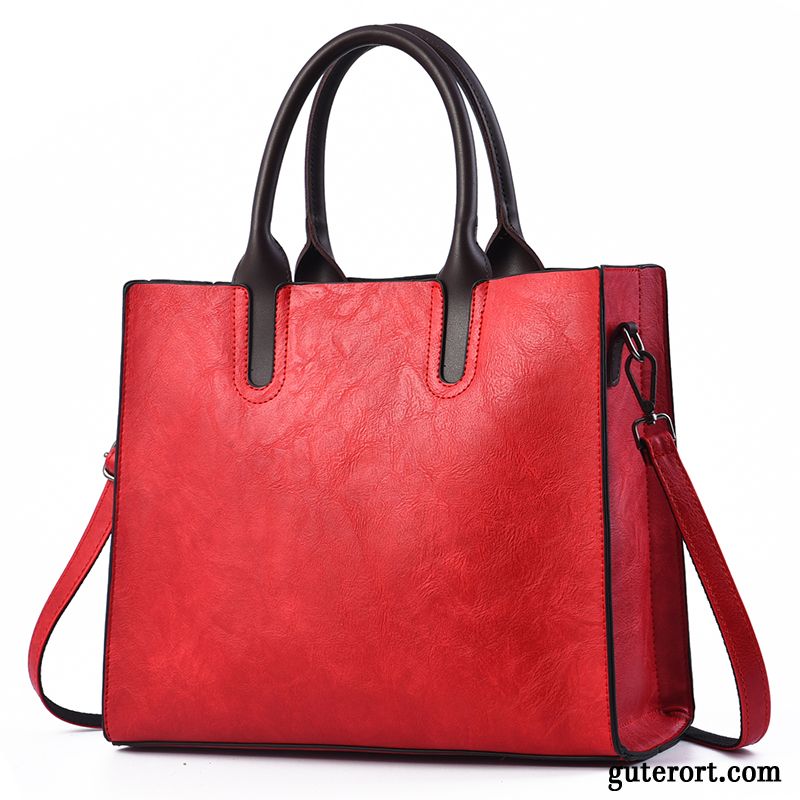 Handtaschen Damen All Match Große Tasche Einfach Mode 2019 Geschenk Grau