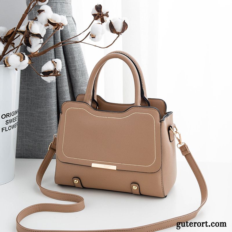 Handtaschen Damen Frühling Leichtgewicht Niedlich Elegant 2019 Freizeit Schwarz