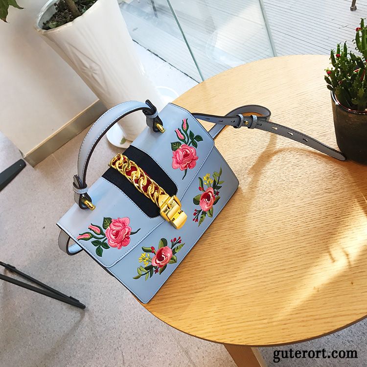 Handtaschen Damen Mode Umhängetasche Neu Sommer Frühling 2019 Blau