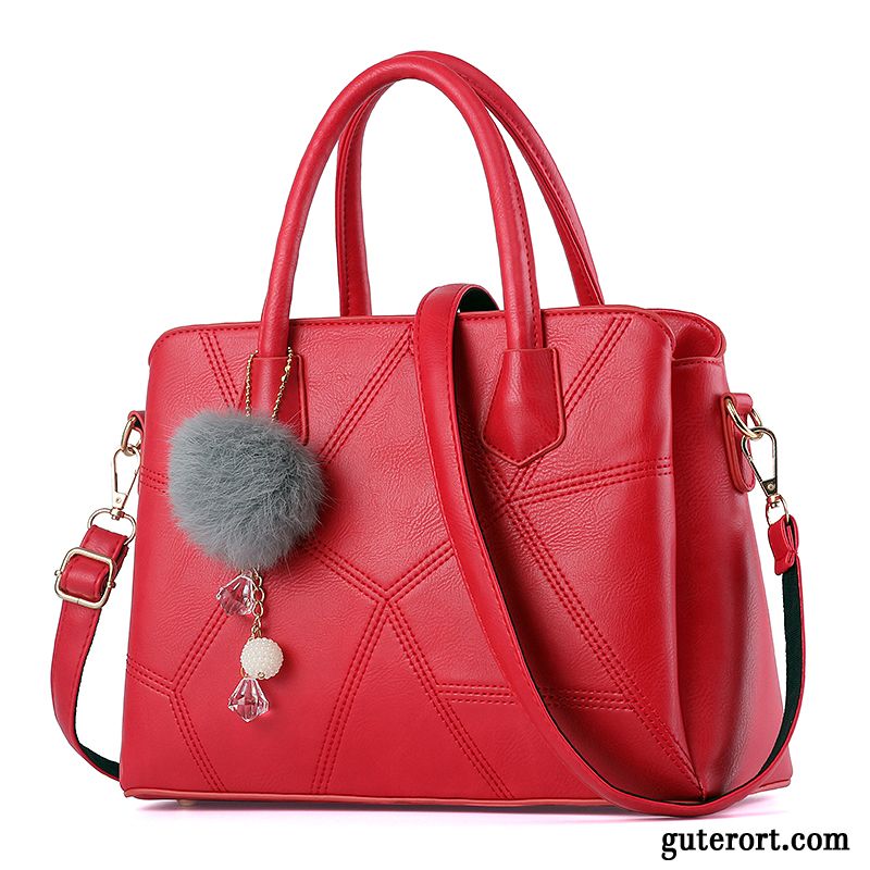 Handtaschen Damen Neu Umhängetasche Verheiratet 2019 Trend Braut Rot