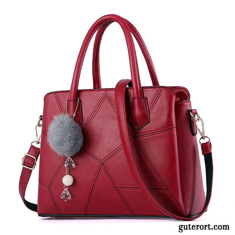 Handtaschen Damen Neu Umhängetasche Verheiratet 2019 Trend Braut Rot