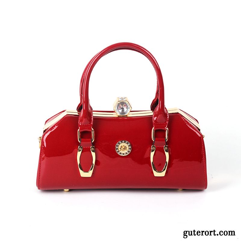 Handtaschen Damen Shell Trend Mode Neu 2019 Mittleren Alters Rot