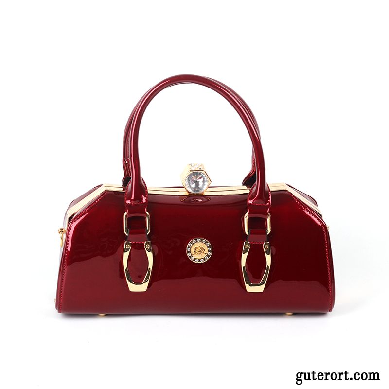 Handtaschen Damen Shell Trend Mode Neu 2019 Mittleren Alters Rot