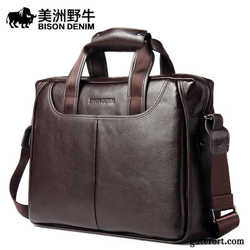 Handtaschen Herren Aktentasche Freizeit Business Umhängetasche Rucksack Boutique Schwarz