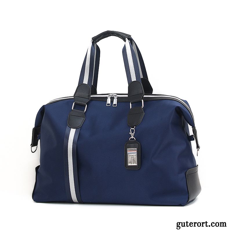 Handtaschen Herren Große Kapazität Leichtgewicht Reisen Gepäcktasche Fitness Geschäftsreise Blau