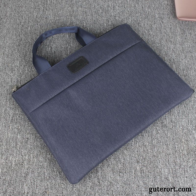 Handtaschen Herren Wasserdicht Oxford Tuch Business Stoff Computer Tasche Blau