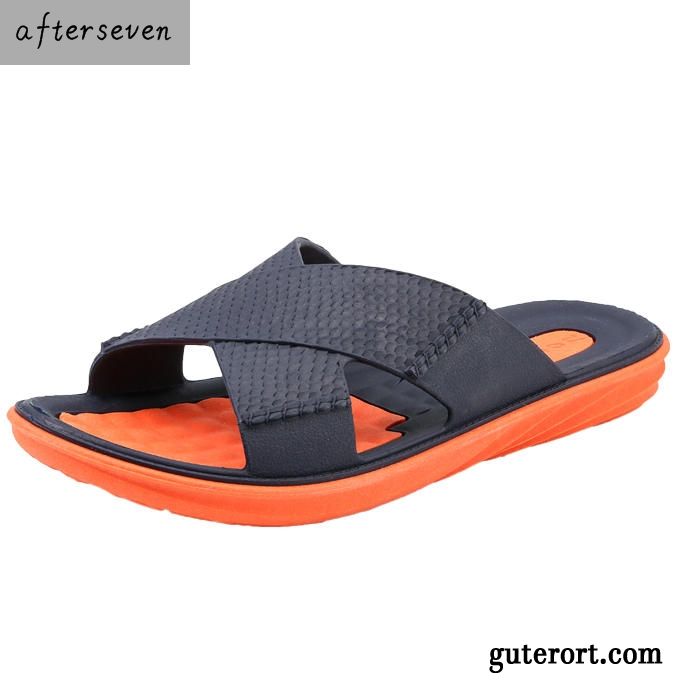 Hausschuhe Herren Mode Sandalen Rutschsicher Schüler Sommer Dunkelblau