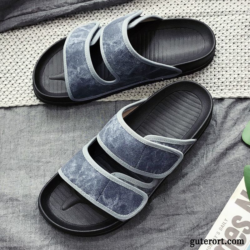 Hausschuhe Herren Sandalen Sommer Persönlichkeit Casual Neue Lovers Camouflage Sandfarben Grau