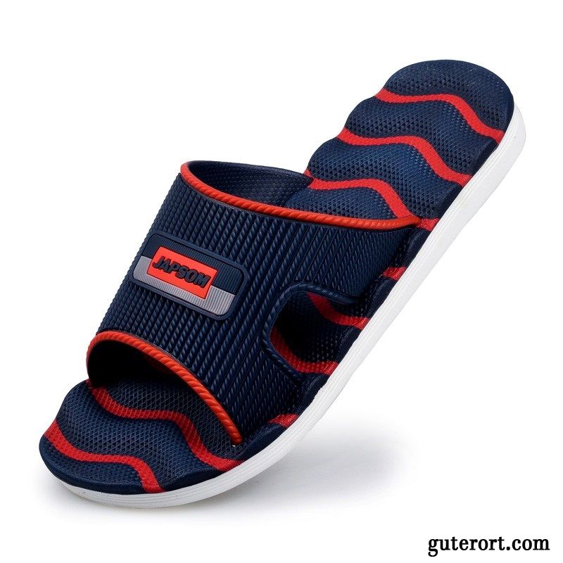 Hausschuhe Herren Schüler Teenager Sommer Casual Sandalen Europa Blau