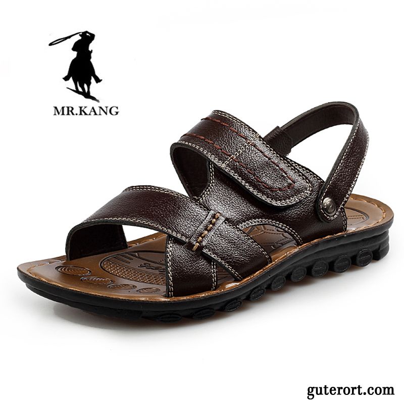 Herbst Schuhe Herren Braun, Sandalen Mode Herren